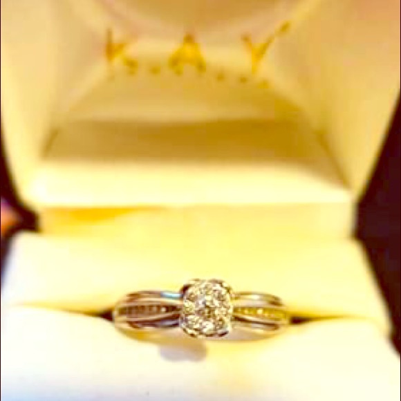 Kay Jewelers Jewelry - Diamond engagement ring worn less than 6 months.